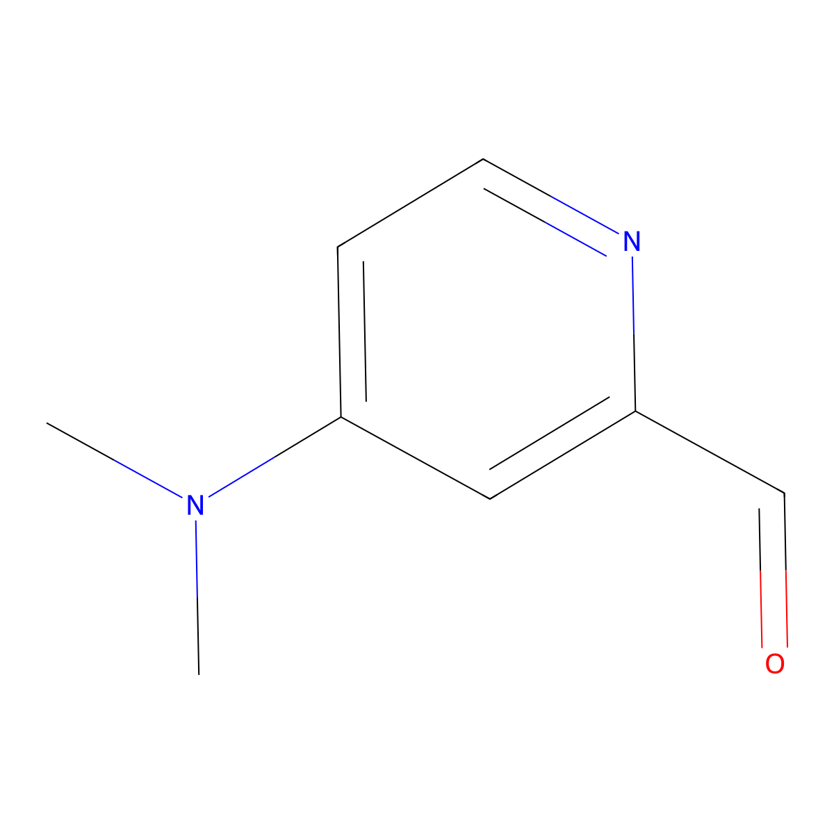 4-(Dimethylamino)picolinaldehyde molecular structure, CAS 59886-58-7