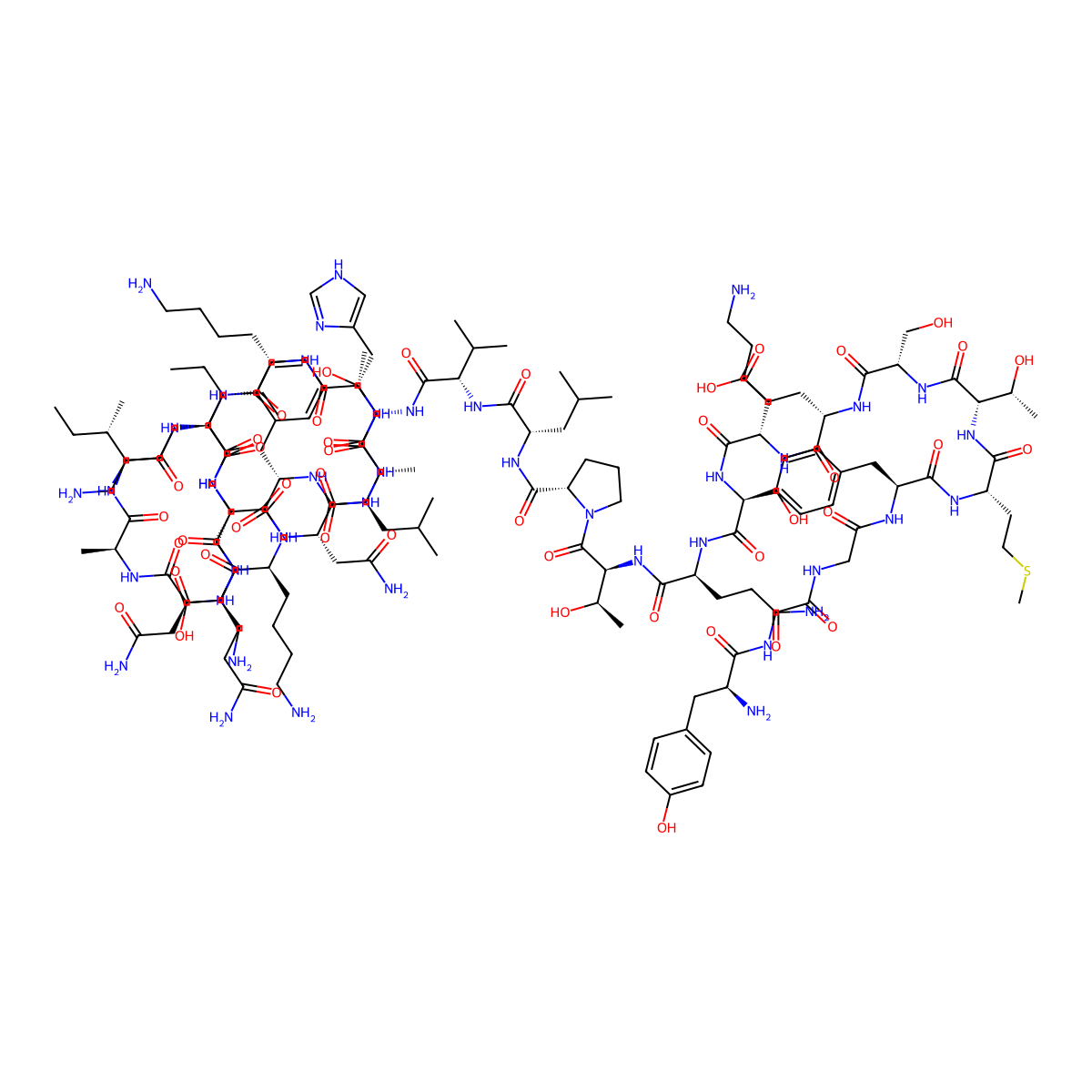 Beta-endorphin (1-31) molecular structure, CAS 59887-17-1