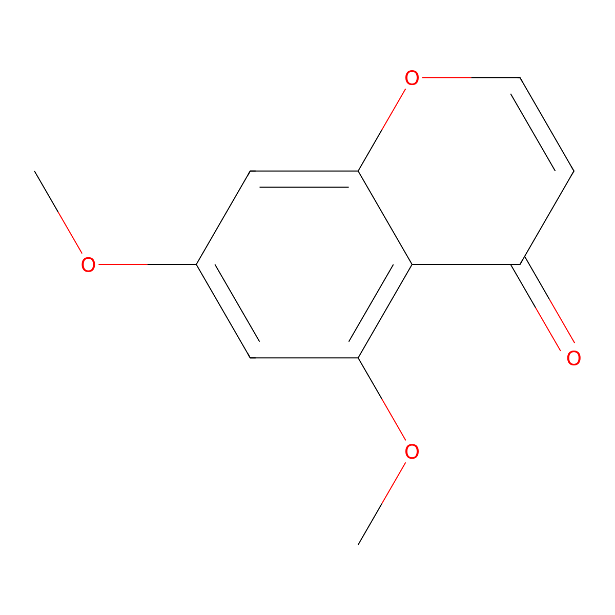 5,7-Dimethoxy-4H-1-benzopyran-4-one molecular structure, CAS 59887-91-1