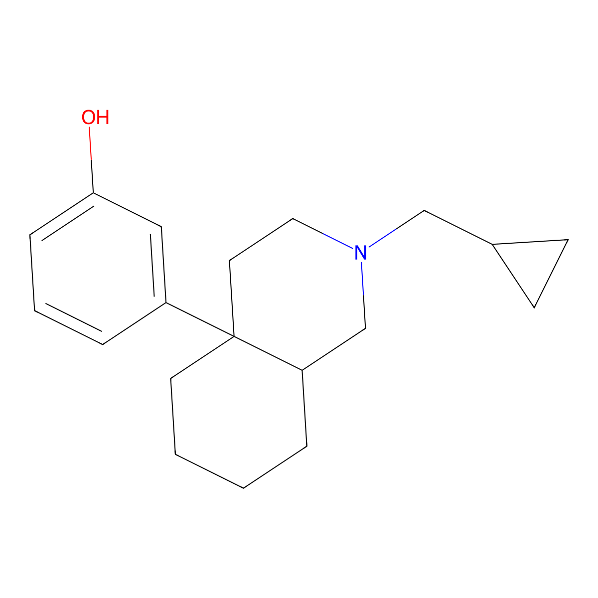 Ciprefadol molecular structure, CAS 59889-36-0
