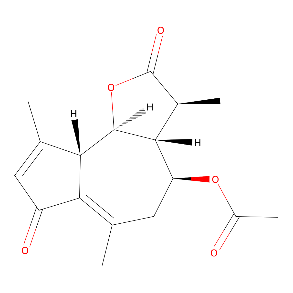 Matricarin molecular structure, CAS 5989-43-5