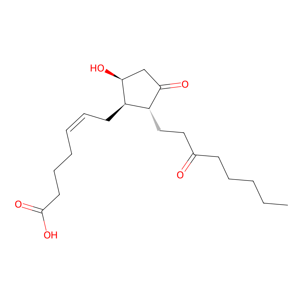 13,14-Dihydro-15-keto-pgd2 molecular structure, CAS 59894-07-4