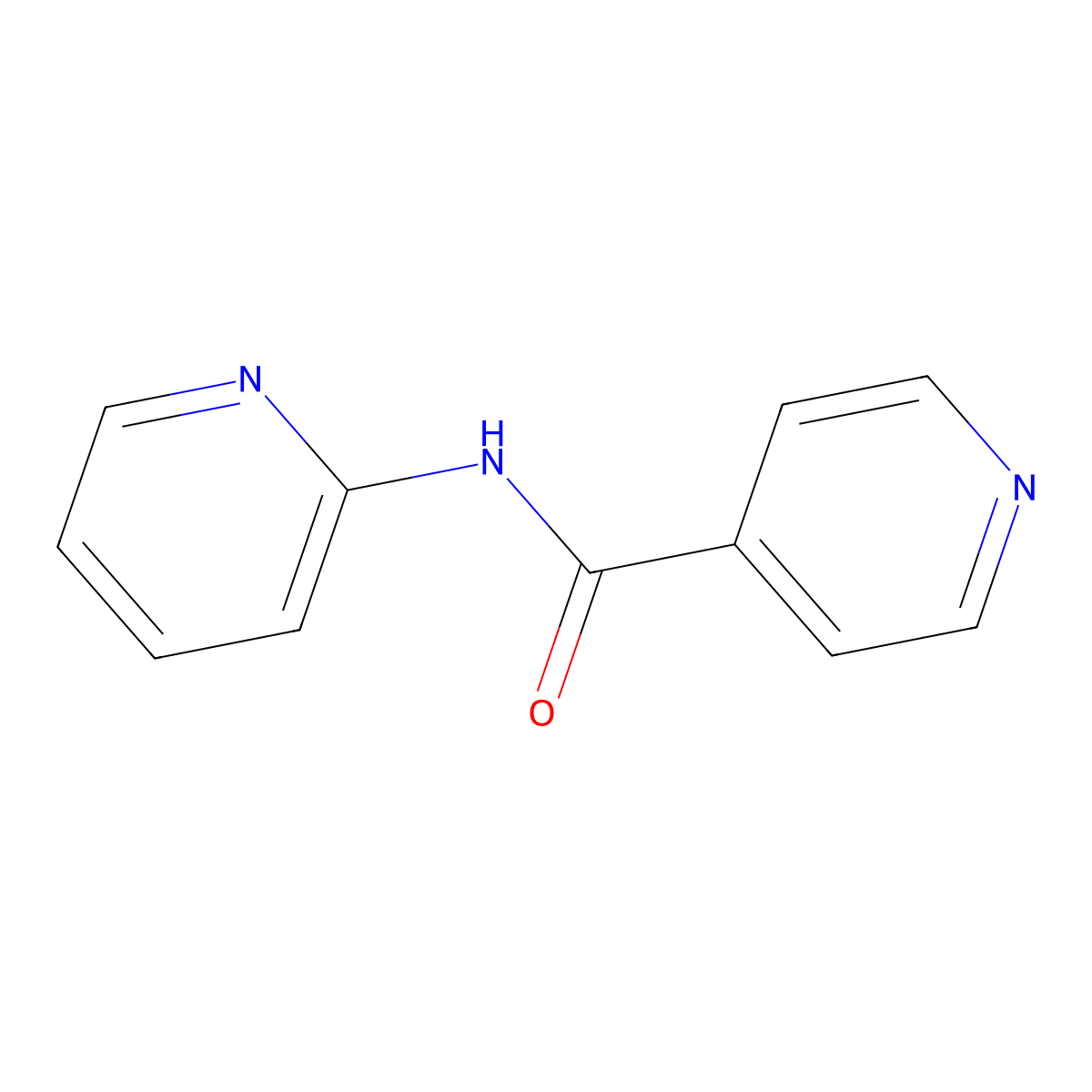 N-(Pyridin-2-yl)isonicotinamide molecular structure, CAS 59898-94-1