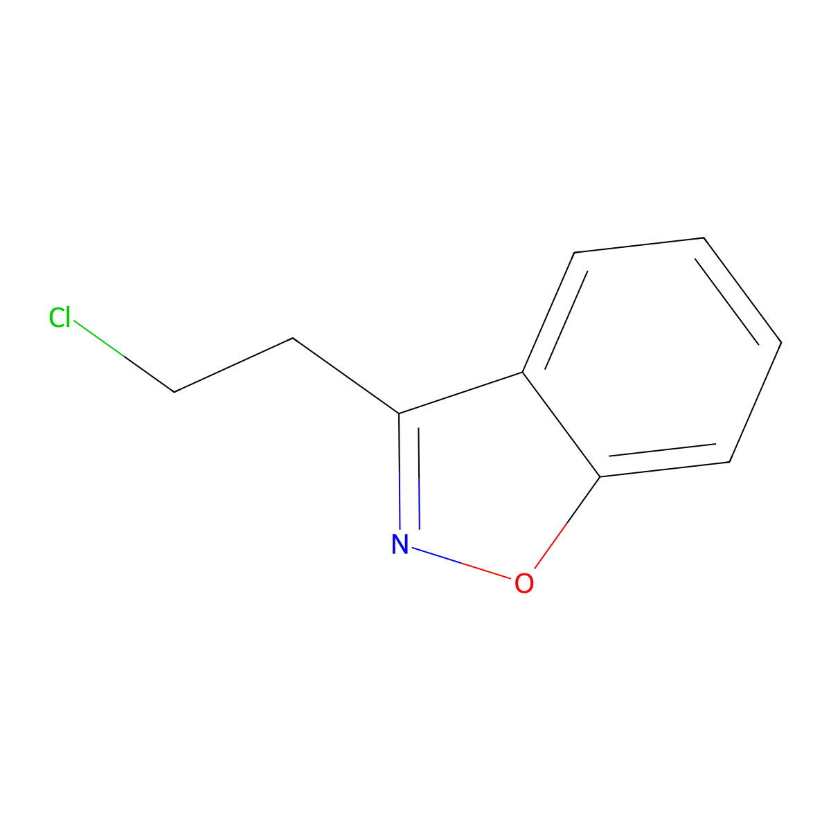 3-(2-Chloro-ethyl)-benzo[d]isoxazole molecular structure, CAS 59899-50-2