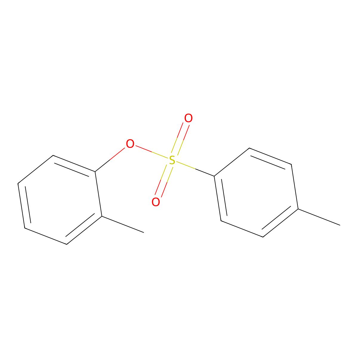 o-Tolyl p-toluenesulfonate molecular structure, CAS 599-75-7