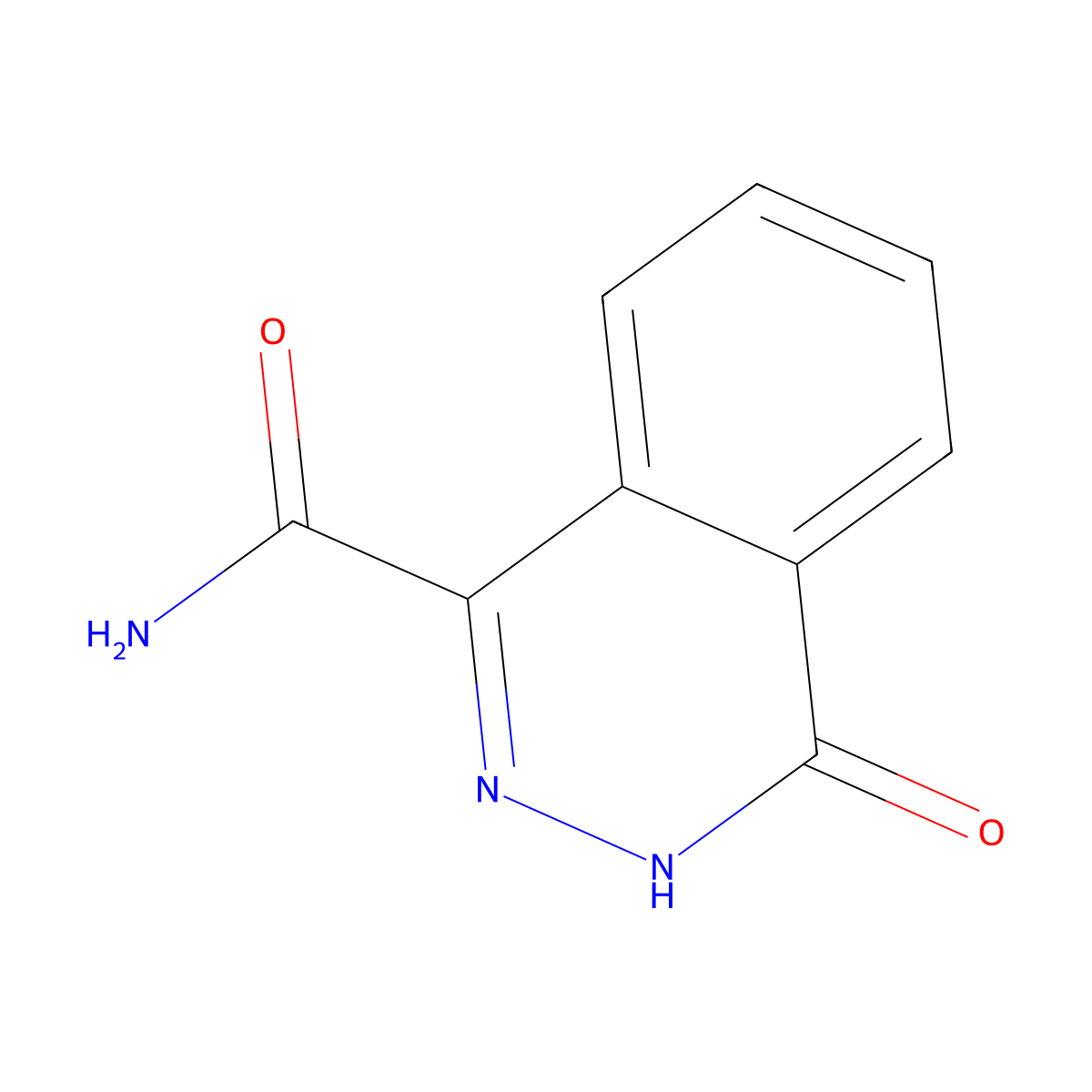 4-Oxo-3,4-dihydrophthalazine-1-carboxamide molecular structure, CAS 59908-31-5