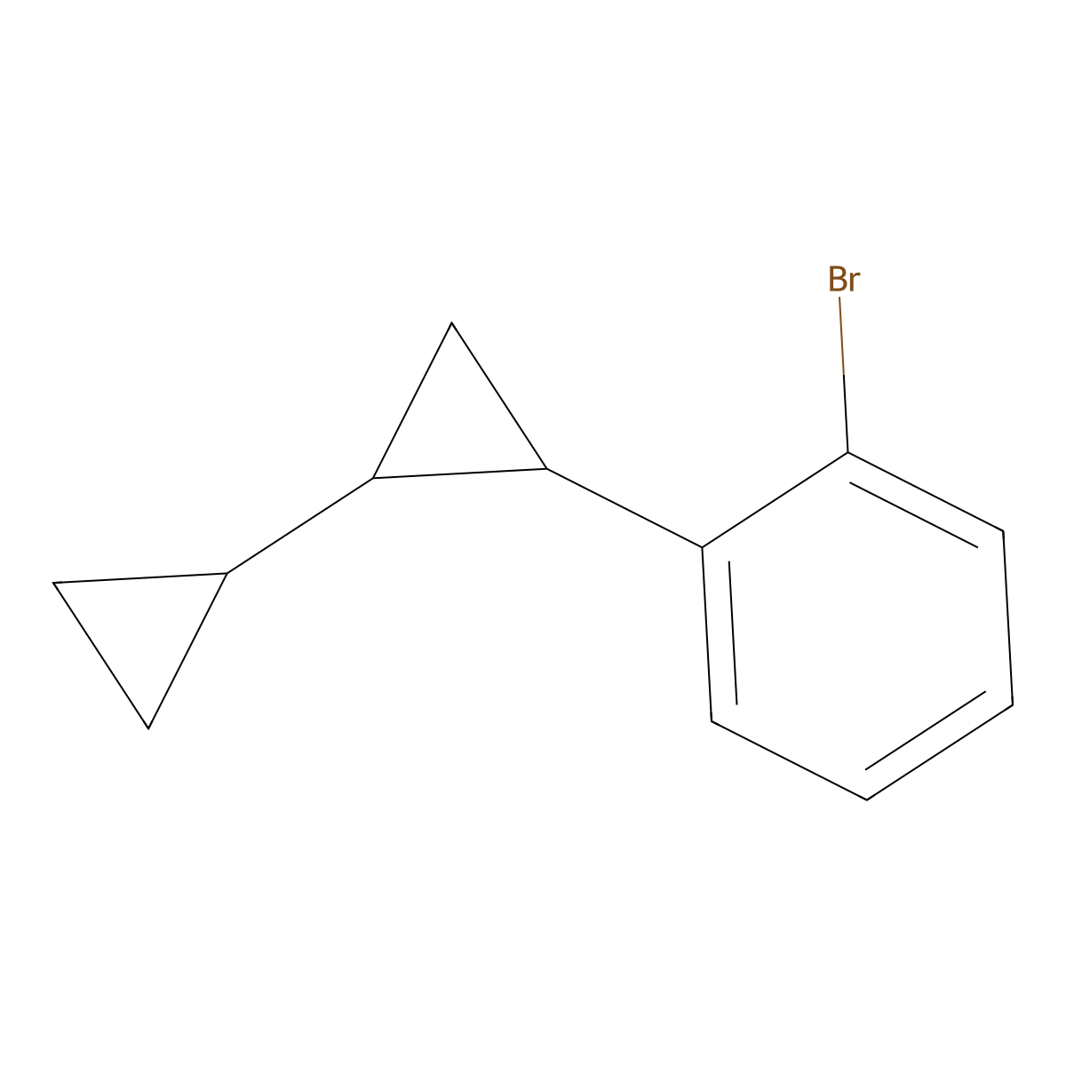 2-(2-Bromophenyl)-1,1'-bi(cyclopropyl) molecular structure, CAS 599197-56-5