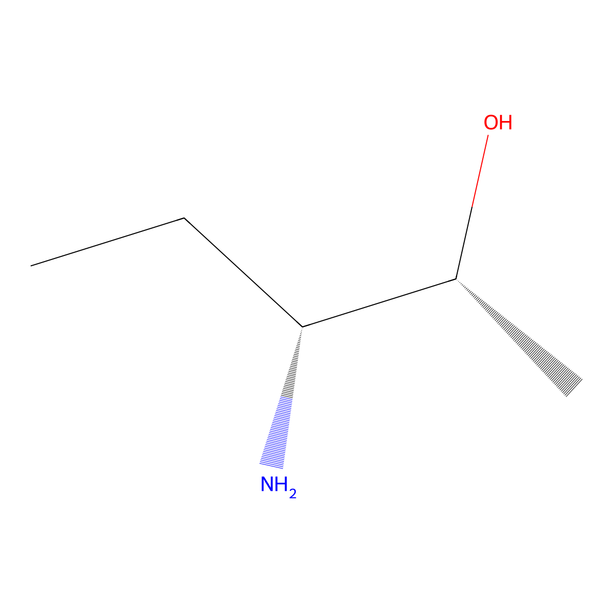(2R,3R)-3-aminopentan-2-ol molecular structure, CAS 599207-27-9