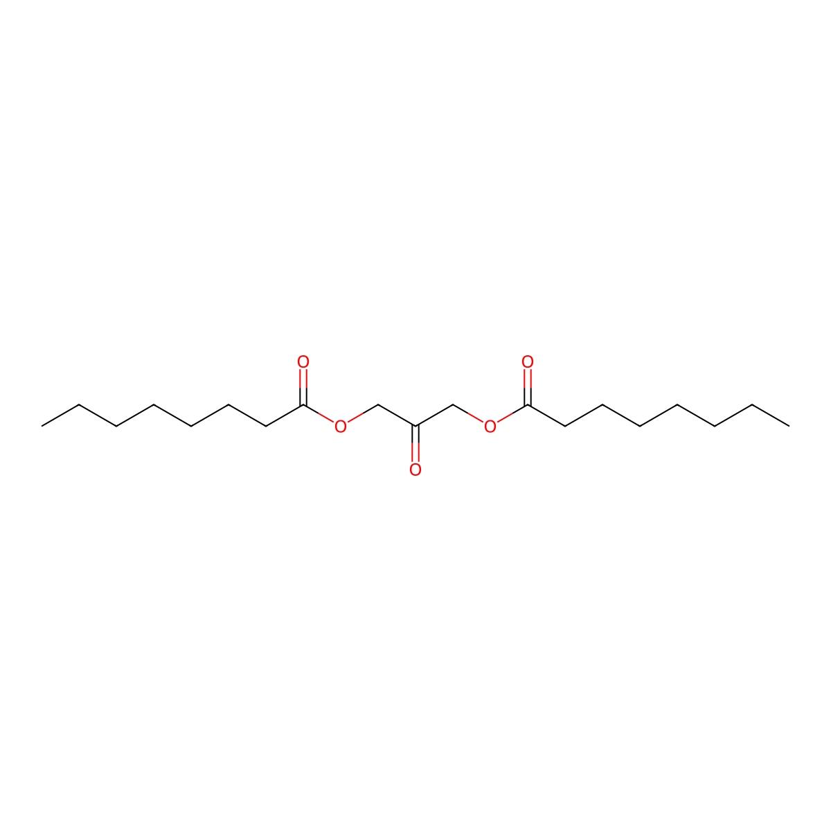 3-(Octanoyloxy)-2-oxopropyl octanoate molecular structure, CAS 59925-18-7