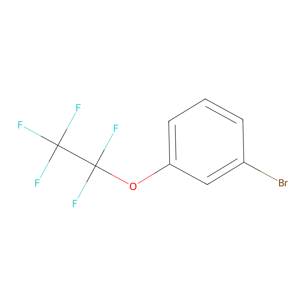 1-Bromo-3-(1,1,2,2,2-pentafluoroethoxy)benzene molecular structure, CAS 59935-56-7