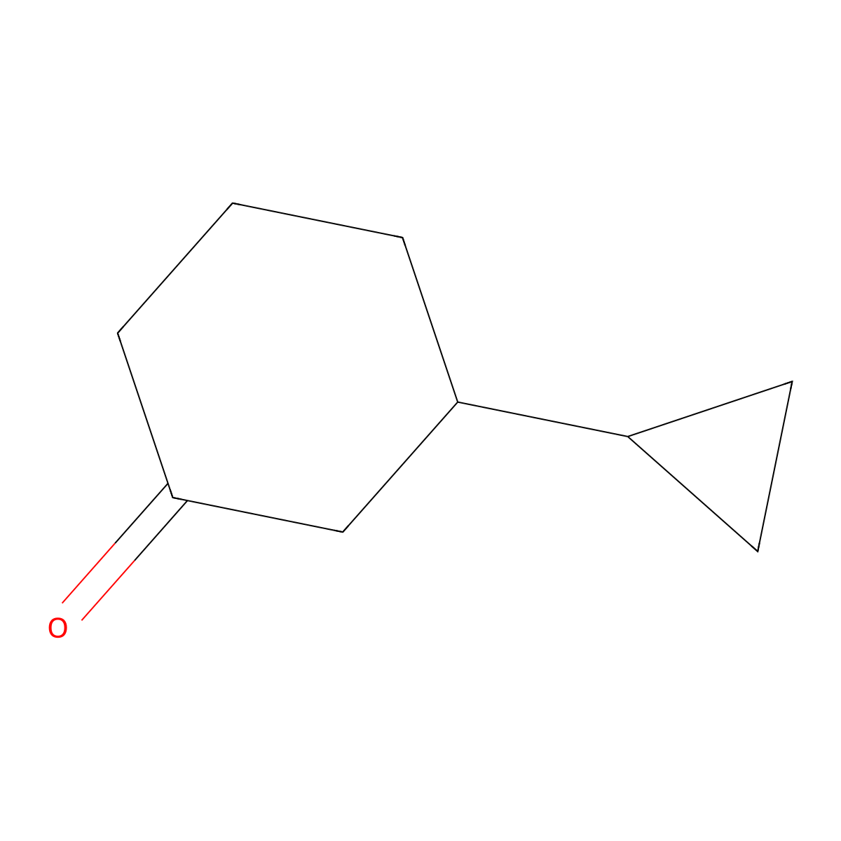 3-Cyclopropylcyclohexan-1-one molecular structure, CAS 59939-07-0