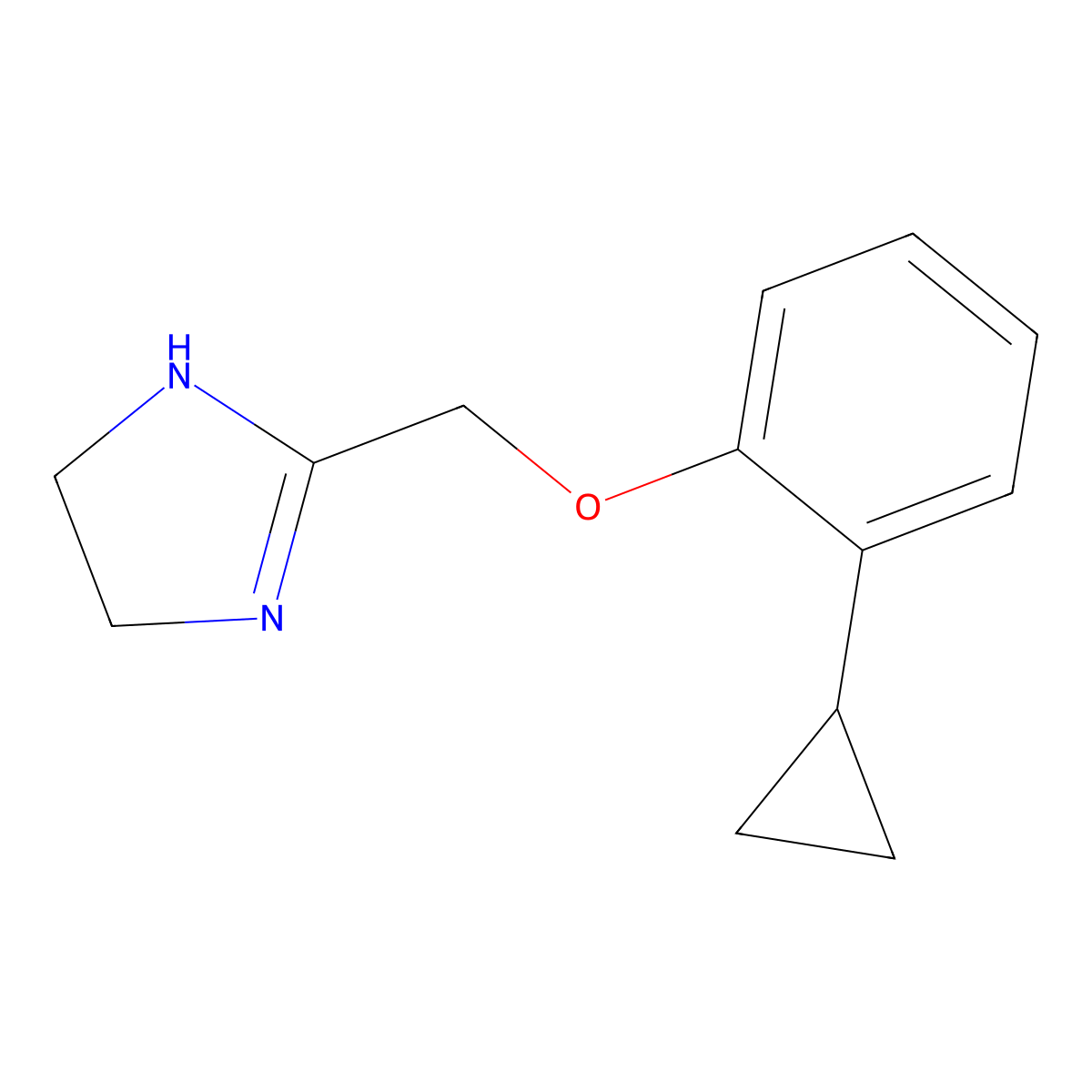 Cirazoline molecular structure, CAS 59939-16-1