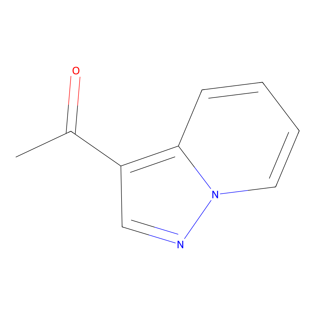 1-(Pyrazolo[1,5-a]pyridin-3-yl)ethanone molecular structure, CAS 59942-95-9
