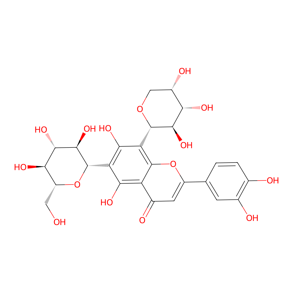 Carlinoside molecular structure, CAS 59952-97-5