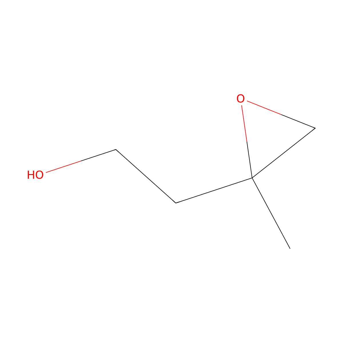 2-(2-Methyloxiran-2-yl)ethan-1-ol molecular structure, CAS 59954-67-5