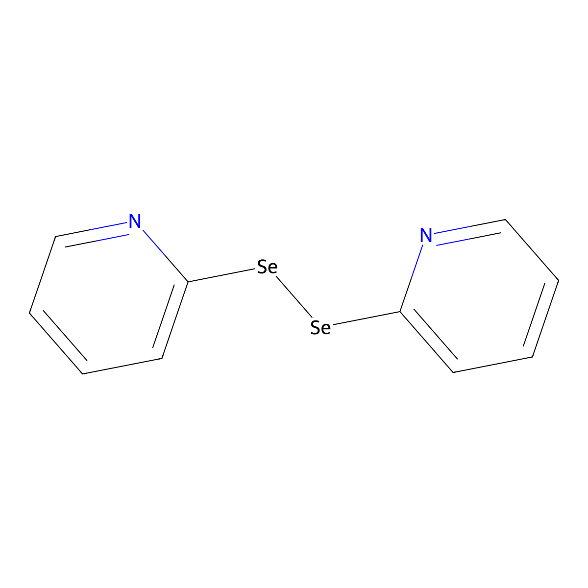 2,2'-Dipyridyl diselenide molecular structure, CAS 59957-75-4