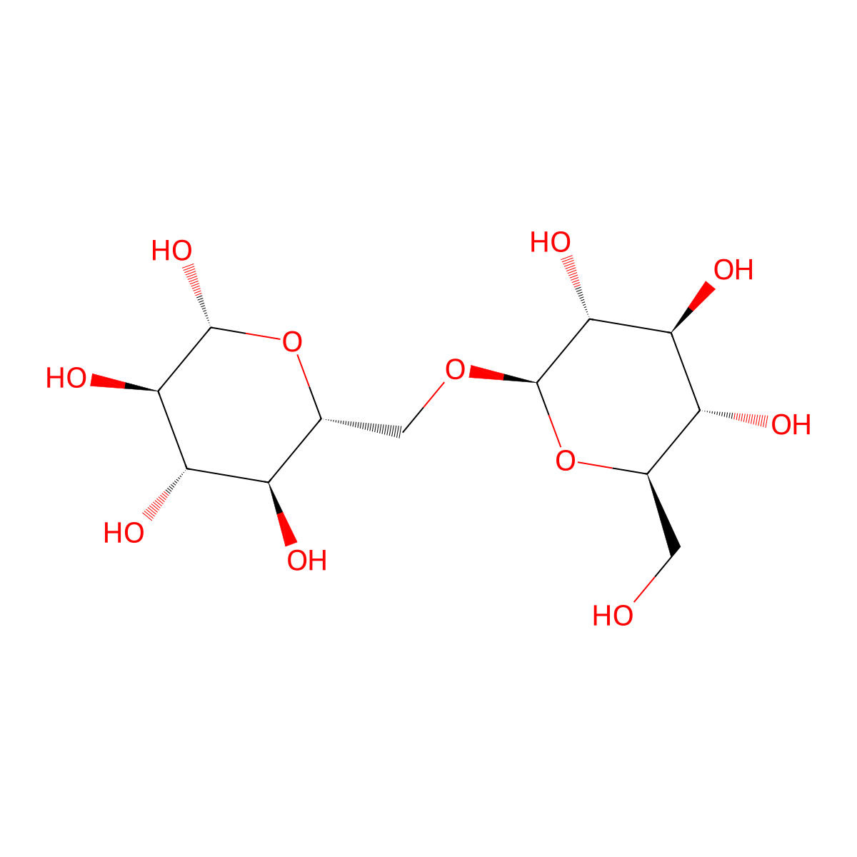 beta-Gentiobiose molecular structure, CAS 5996-00-9