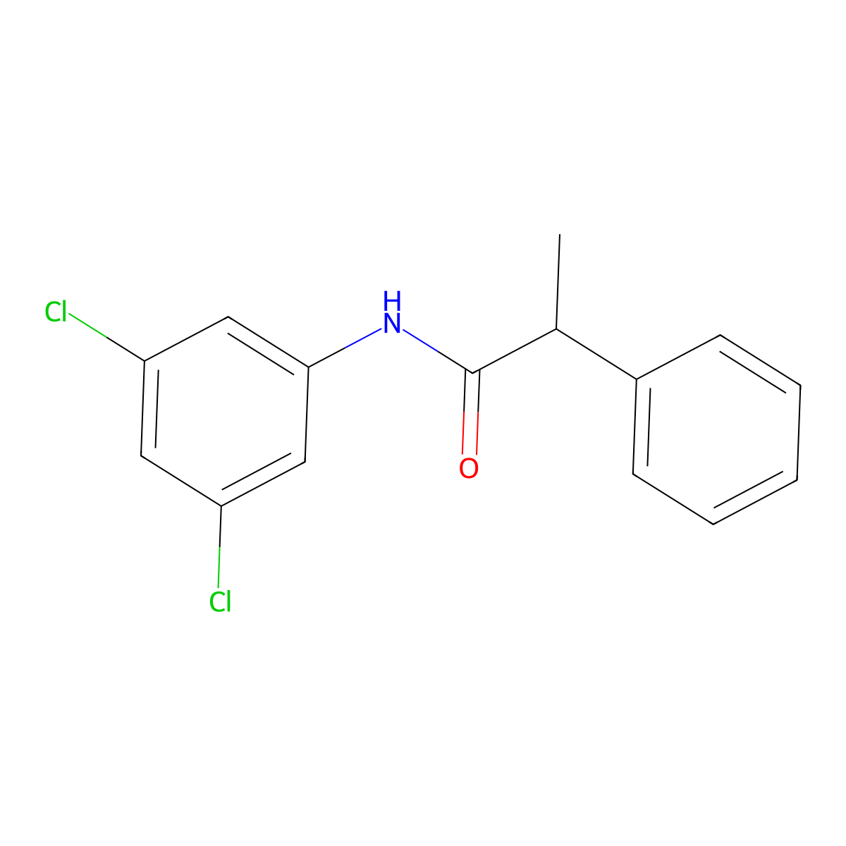 N-(3,5-dichlorophenyl)-2-phenylpropanamide molecular structure, CAS 59960-73-5