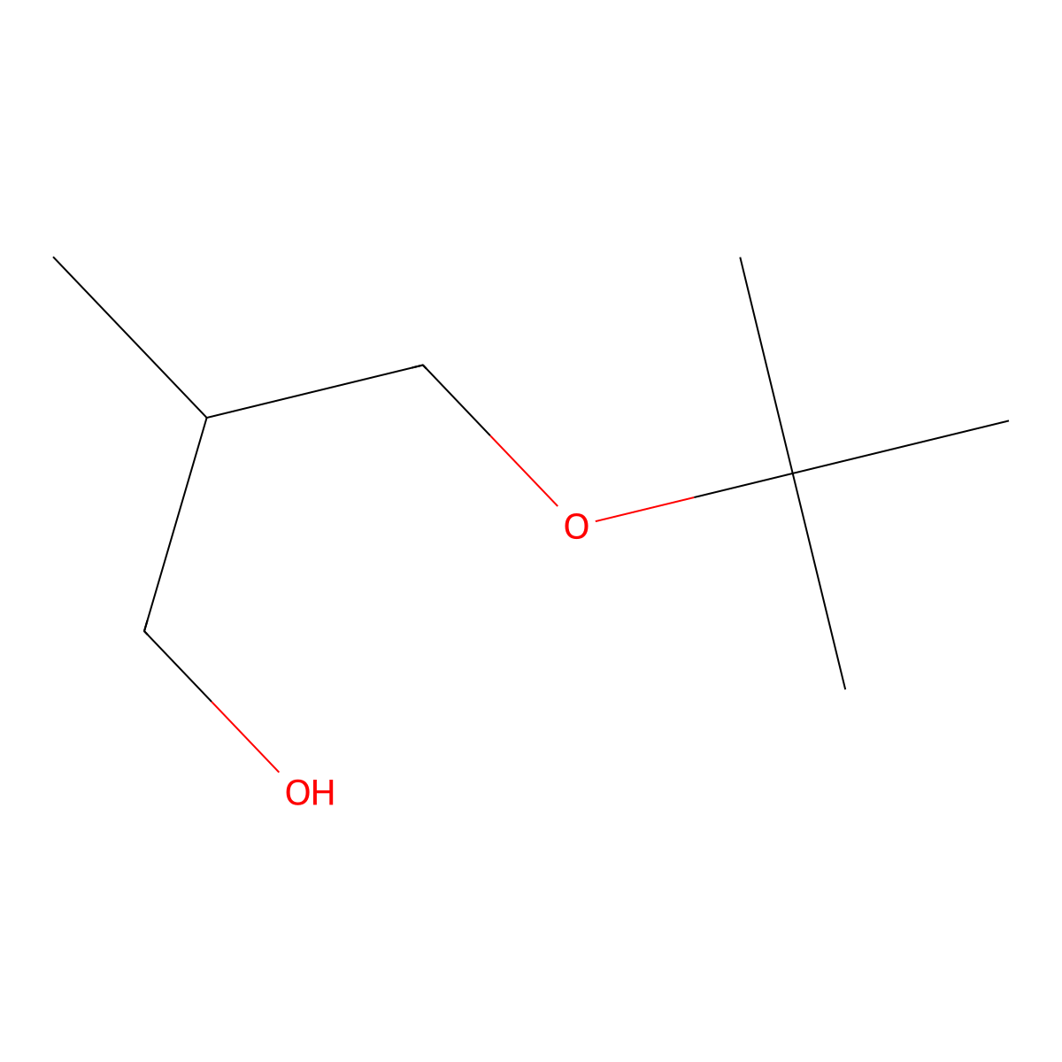 (2S)-3-(tert-butoxy)-2-methylpropan-1-ol molecular structure, CAS 59965-11-6
