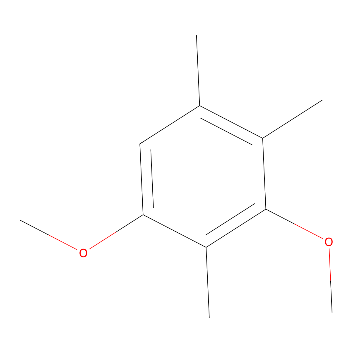 1,3-Dimethoxy-2,4,5-trimethylbenzene molecular structure, CAS 59968-27-3