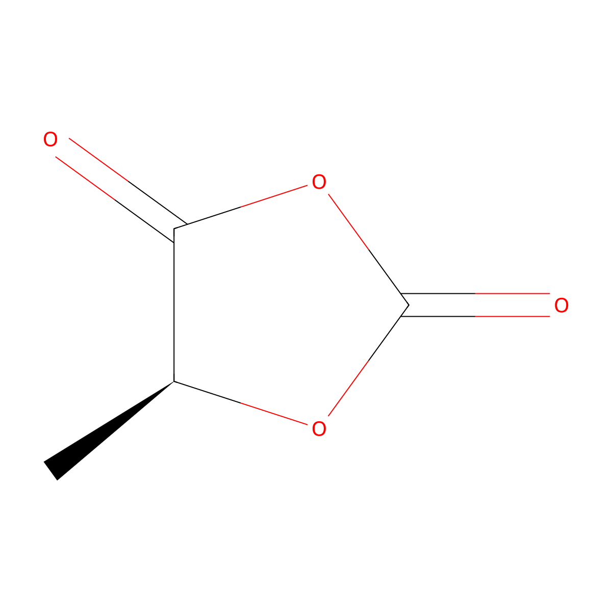 (5S)-5-Methyl-1,3-dioxolane-2,4-dione molecular structure, CAS 5997-42-2