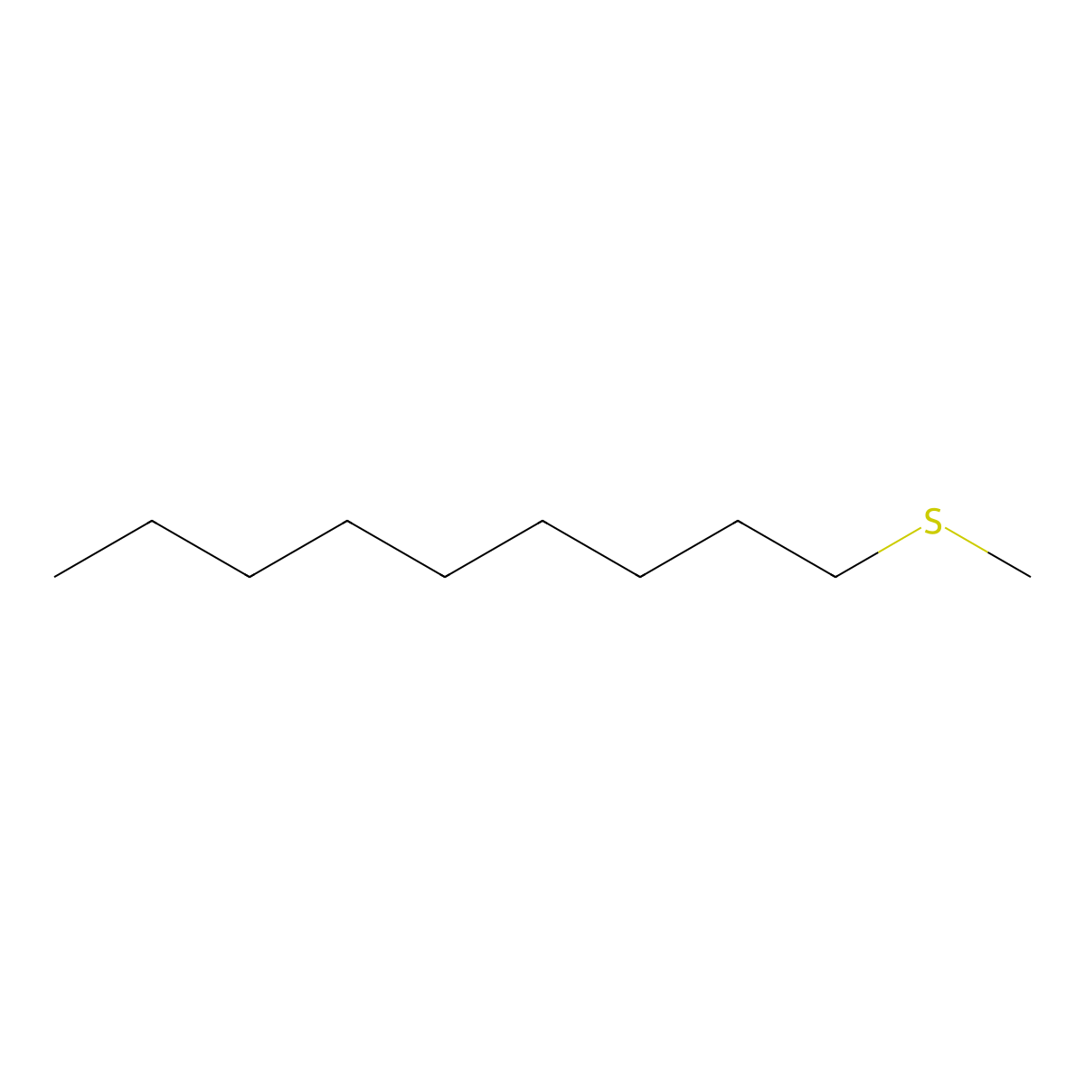 2-Thiaundecane molecular structure, CAS 59973-07-8
