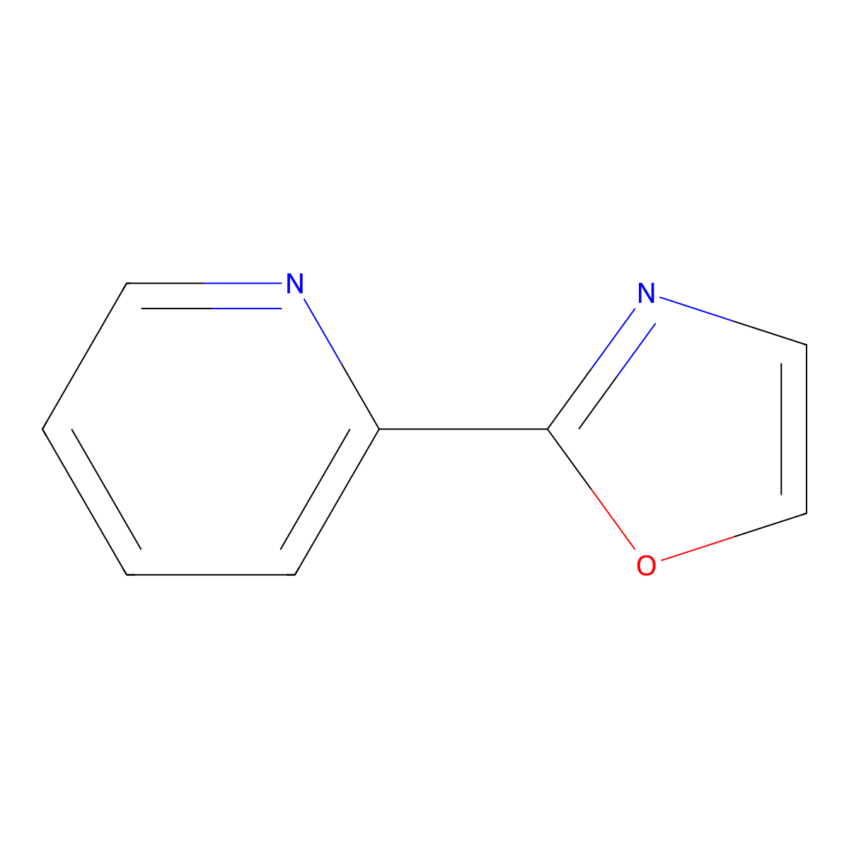 2-(Pyridin-2-yl)oxazole molecular structure, CAS 5998-89-0