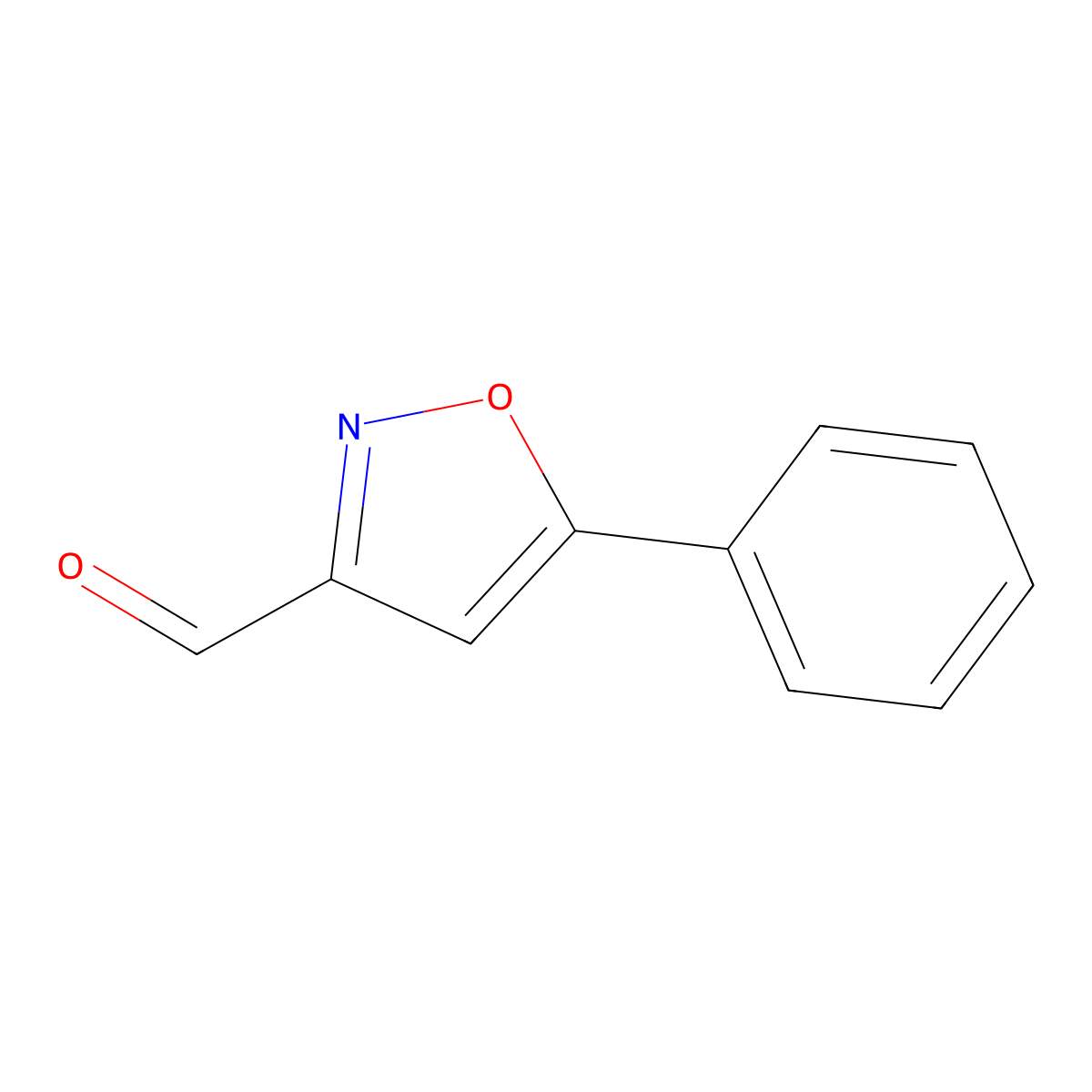 5-Phenylisoxazole-3-carboxaldehyde molecular structure, CAS 59985-82-9