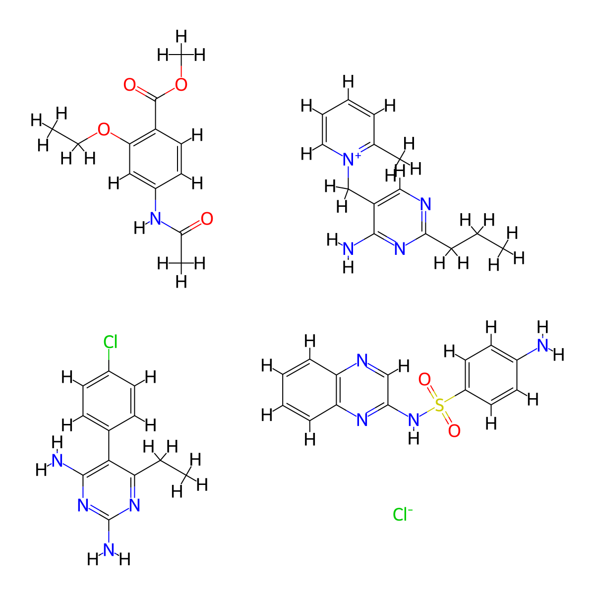 Pancoxin plus molecular structure, CAS 59988-99-7
