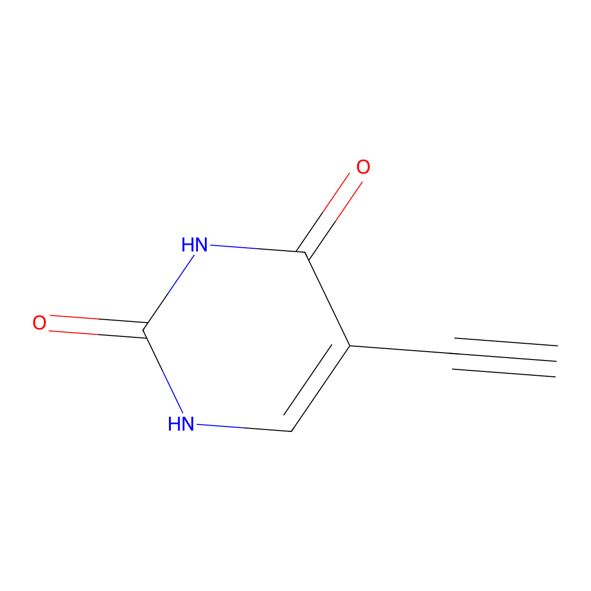 Eniluracil molecular structure, CAS 59989-18-3
