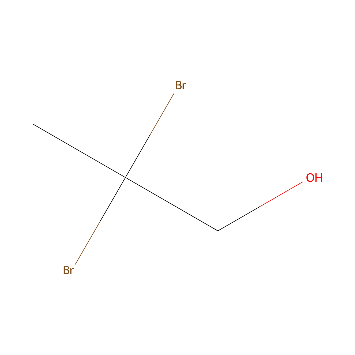 2,2-Dibromopropan-1-ol molecular structure, CAS 59992-05-1