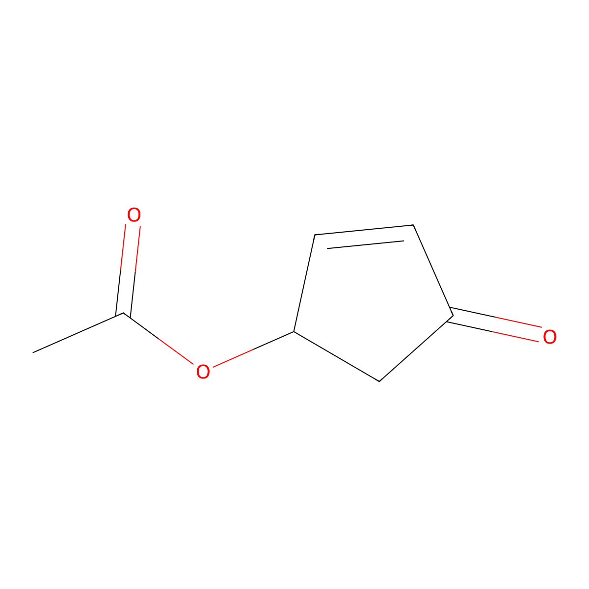 (4R)-4-(Acetyloxy)-2-cyclopenten-1-one molecular structure, CAS 59995-48-1