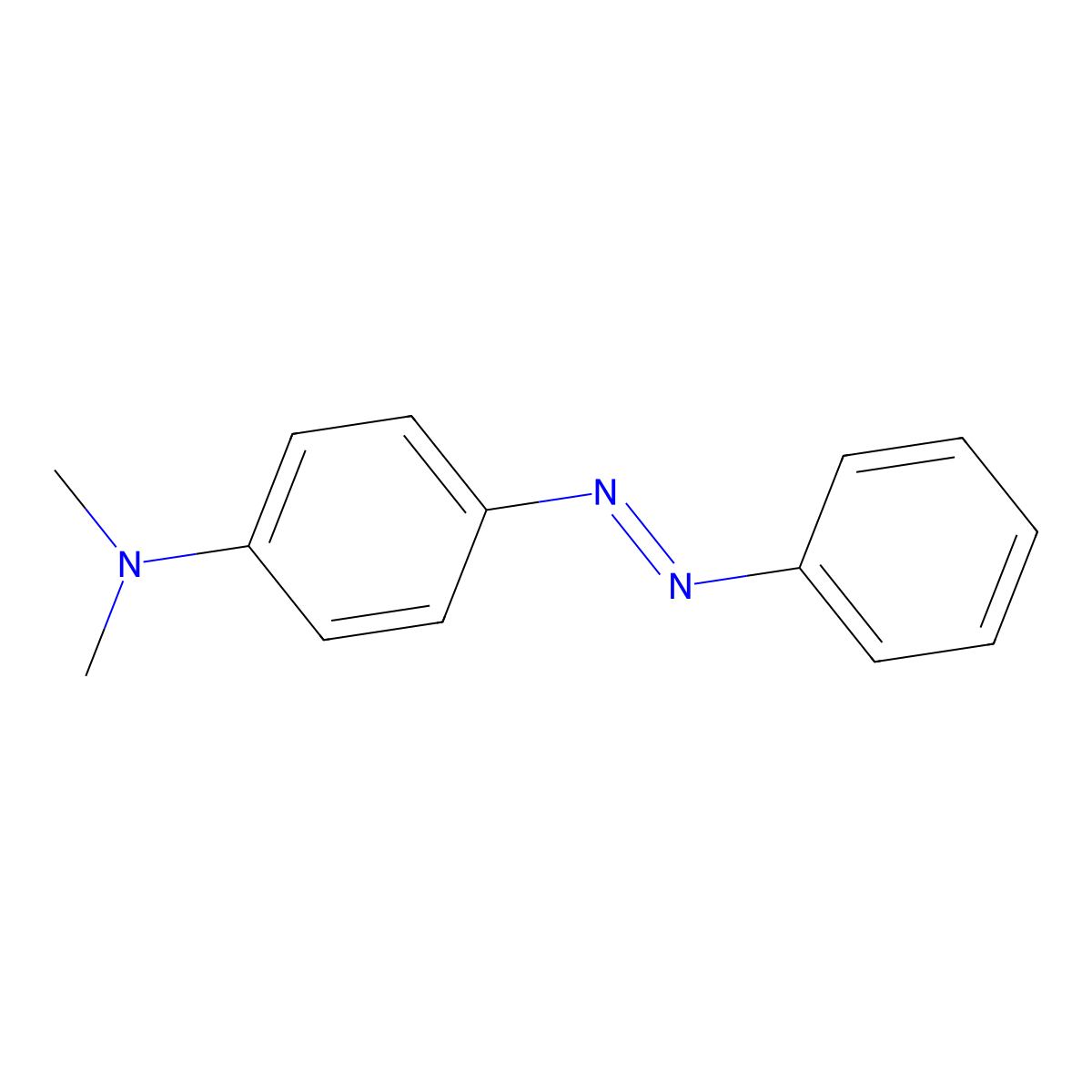 C.I. Solvent Yellow 2 molecular structure, CAS 60-11-7