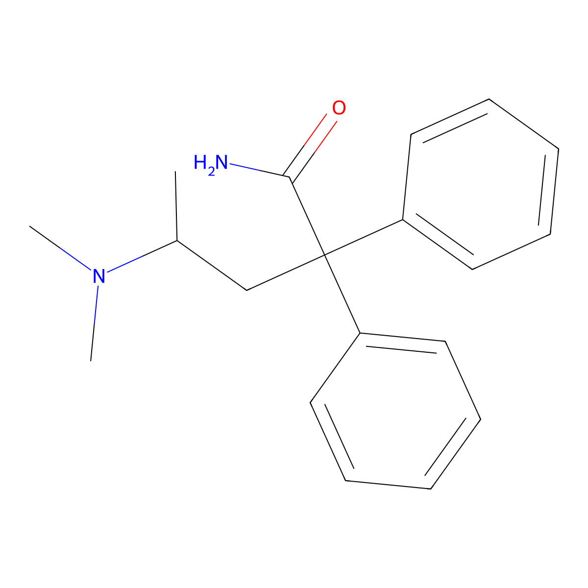 Aminopentamide molecular structure, CAS 60-46-8