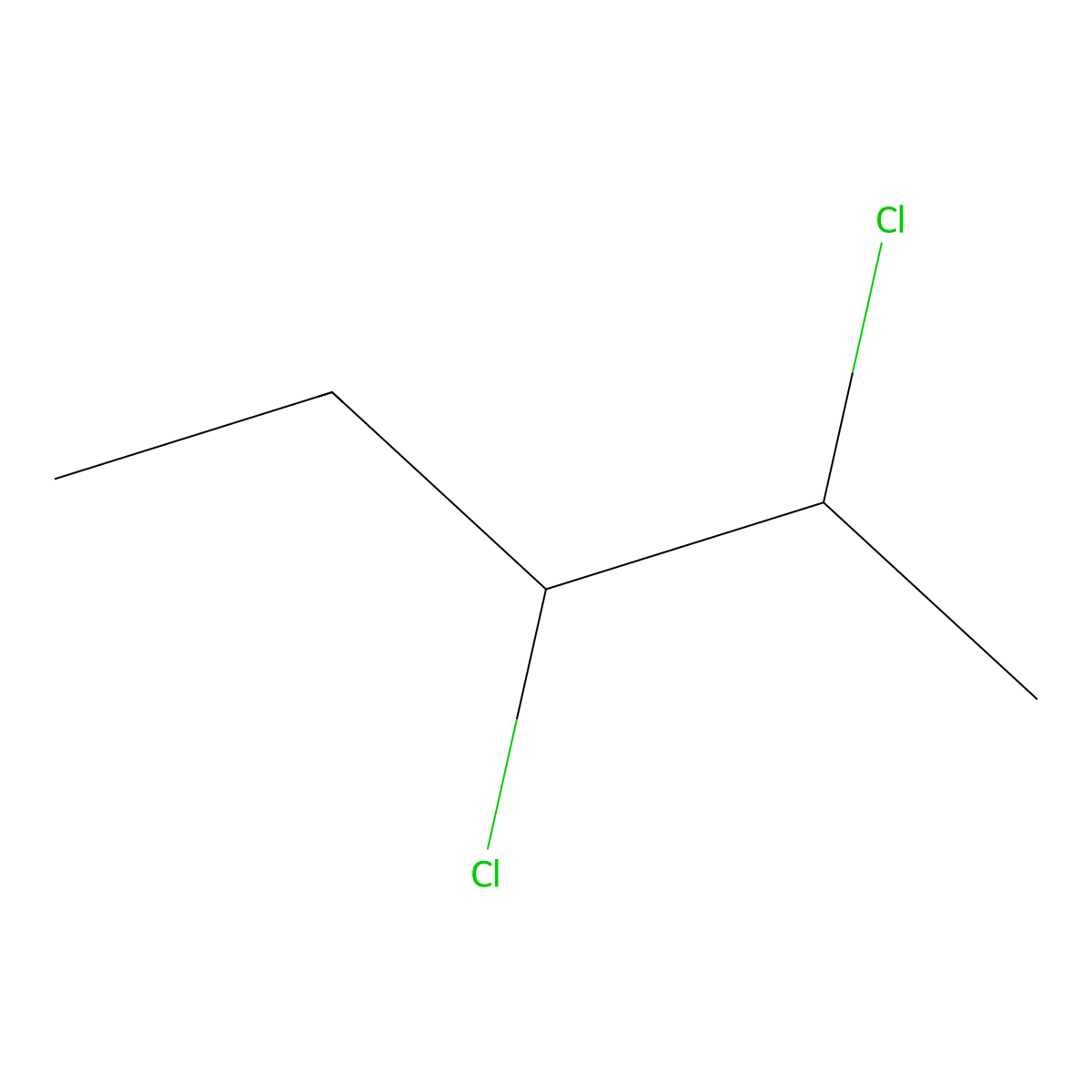 2,3-Dichloropentane molecular structure, CAS 600-11-3