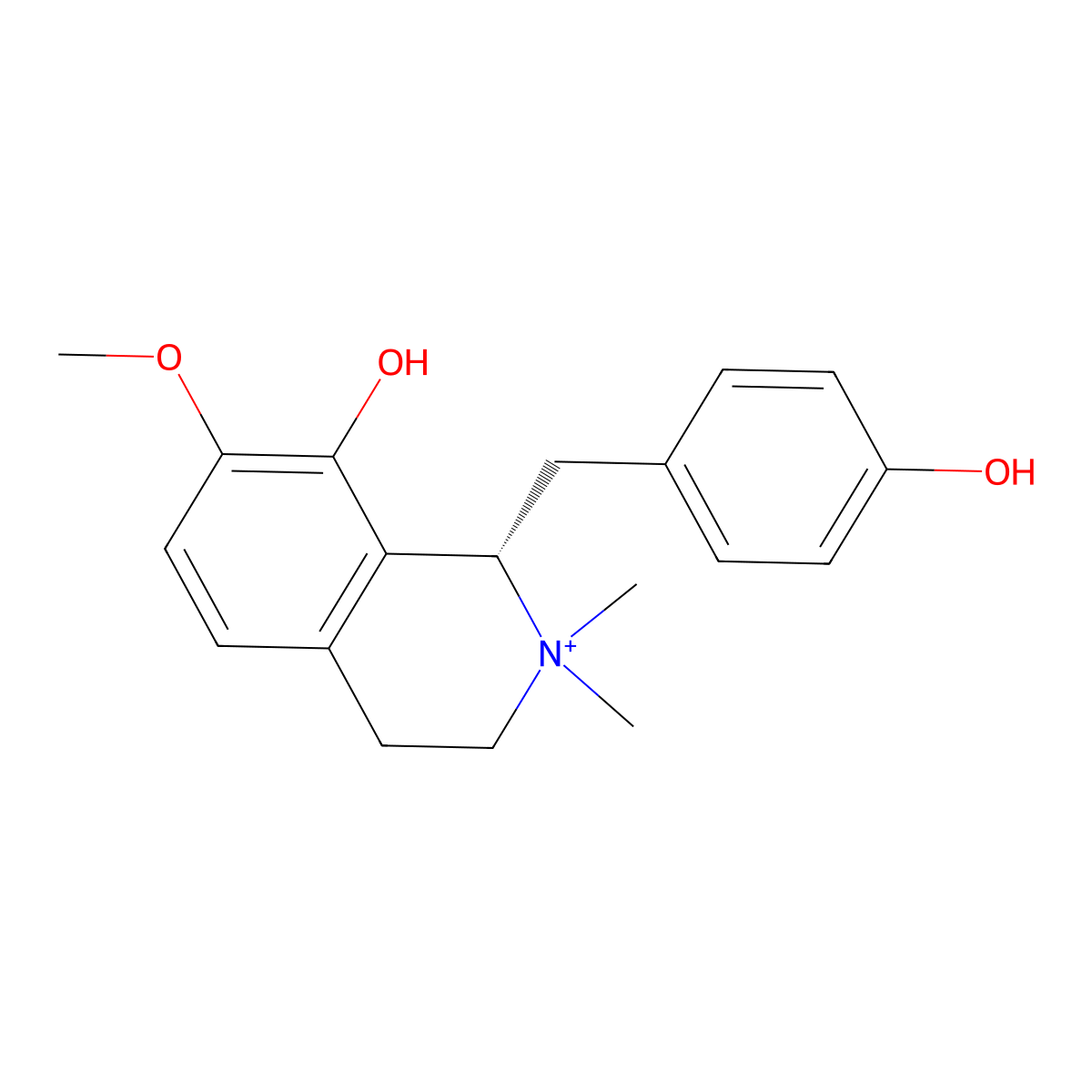 Oblongine molecular structure, CAS 60008-01-7