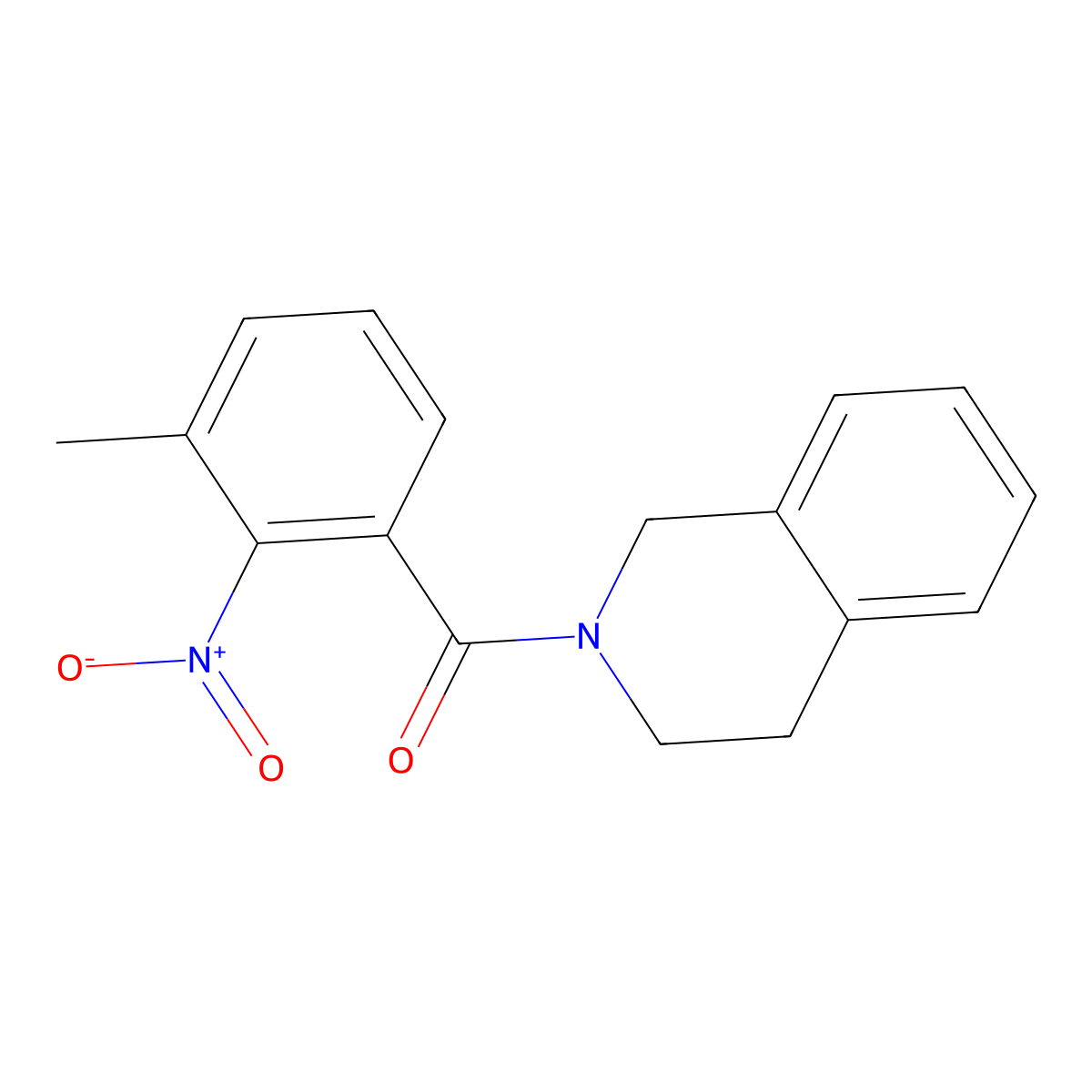 3,4-dihydro-1H-isoquinolin-2-yl-(3-methyl-2-nitrophenyl)methanone molecular structure, CAS 600128-08-3