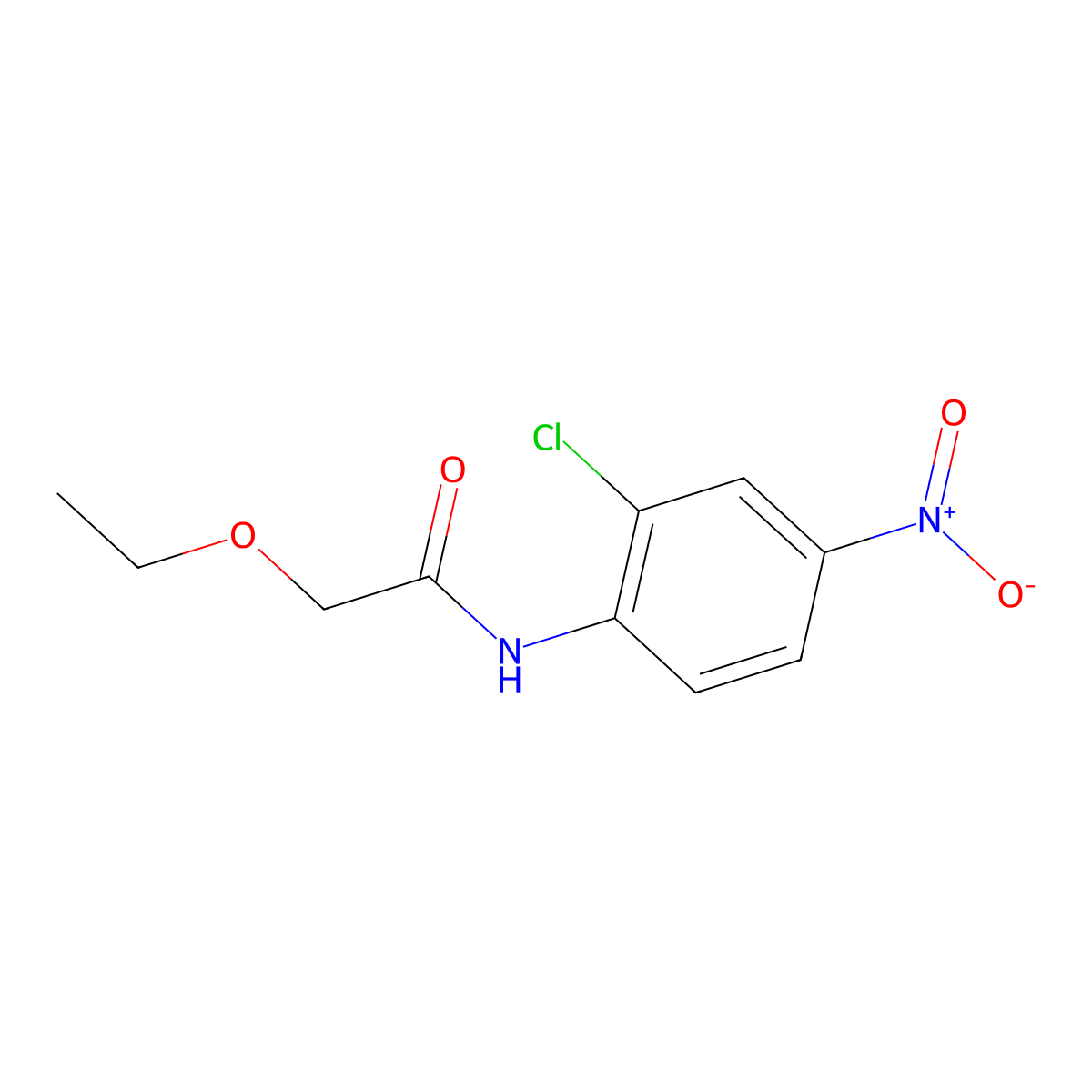 N-(2-chloro-4-nitrophenyl)-2-ethoxyacetamide molecular structure, CAS 600138-90-7