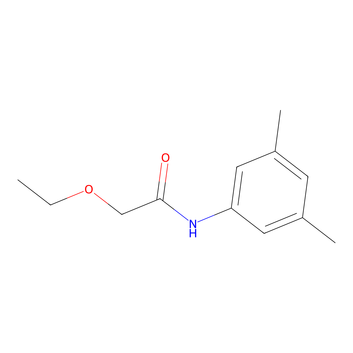 N-(3,5-dimethylphenyl)-2-ethoxyacetamide molecular structure, CAS 600138-98-5