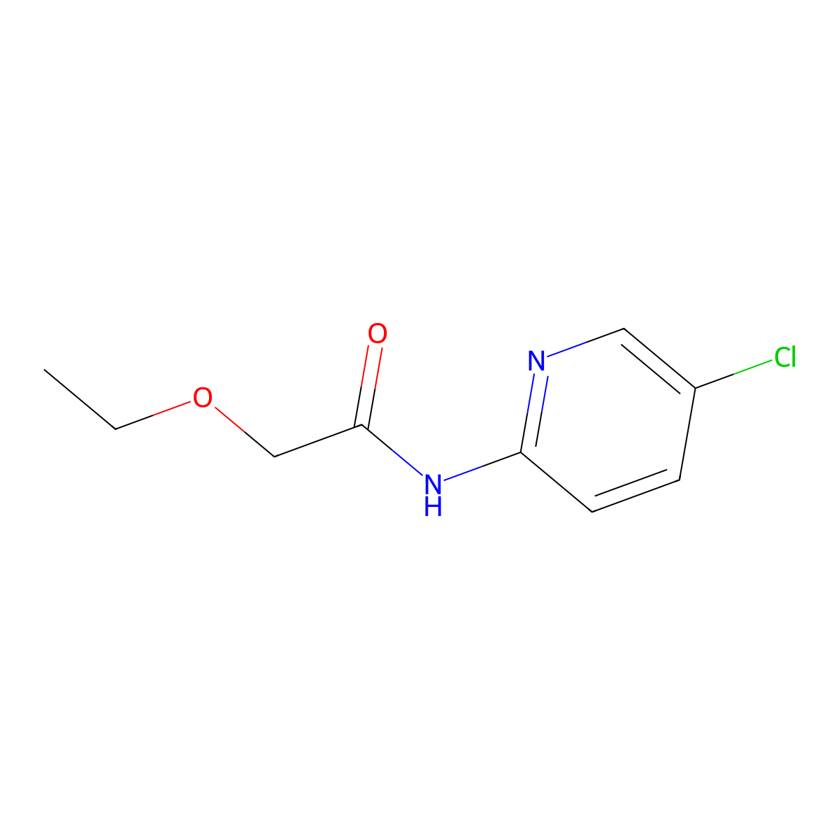 N-(5-chloropyridin-2-yl)-2-ethoxyacetamide molecular structure, CAS 600139-05-7