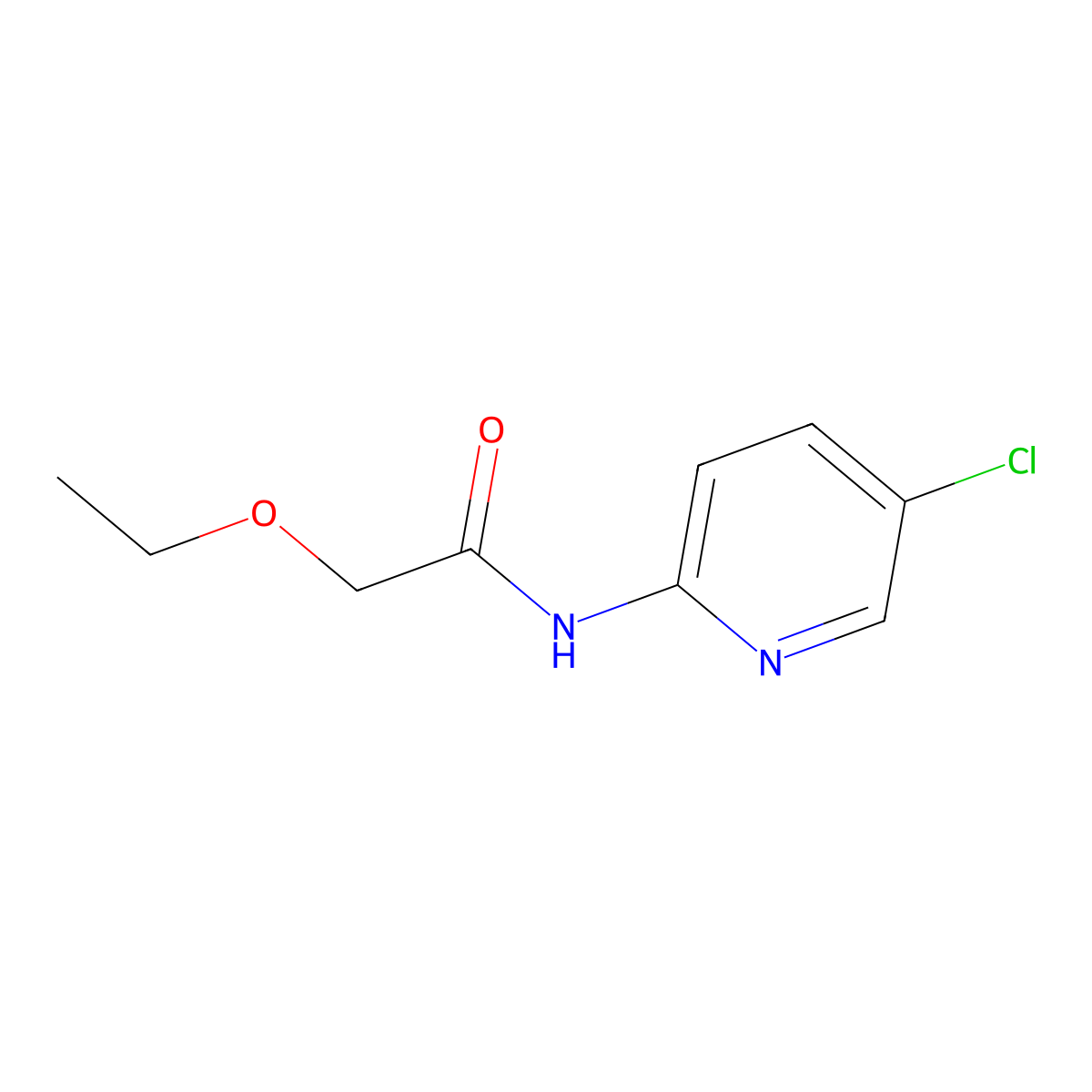 N-(5-chloropyridin-2-yl)-2-ethoxyacetamide molecular structure, CAS 600139-05-7
