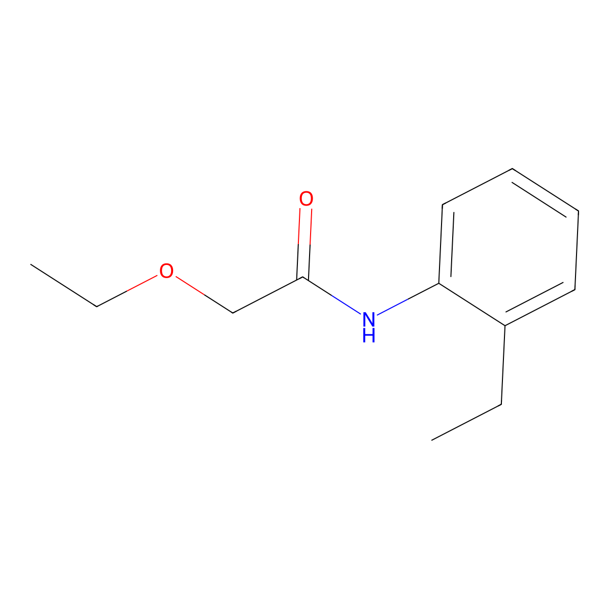 2-ethoxy-N-(2-ethylphenyl)acetamide molecular structure, CAS 600139-65-9