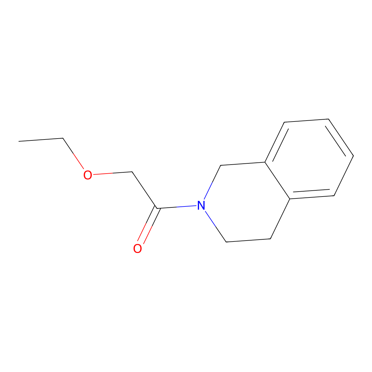 1-(3,4-Dihydroisoquinolin-2(1H)-yl)-2-ethoxyethanone molecular structure, CAS 600140-01-0