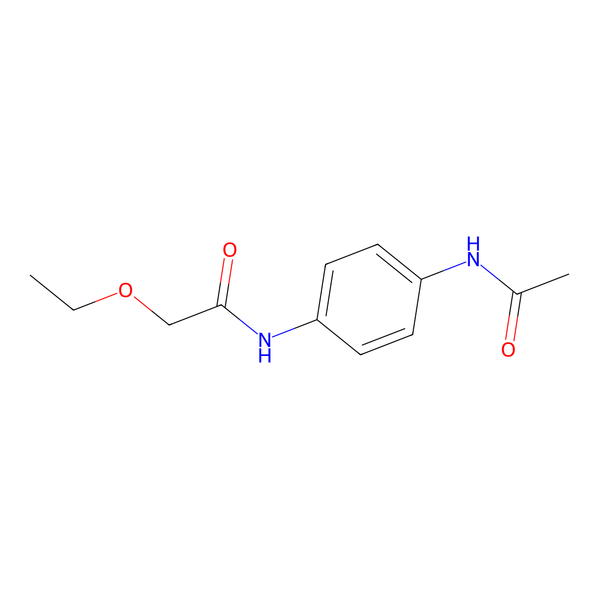 N-(4-acetamidophenyl)-2-ethoxyacetamide molecular structure, CAS 600140-39-4