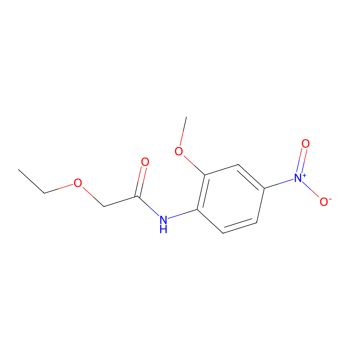 2-ethoxy-N-(2-methoxy-4-nitrophenyl)acetamide molecular structure, CAS 600140-44-1