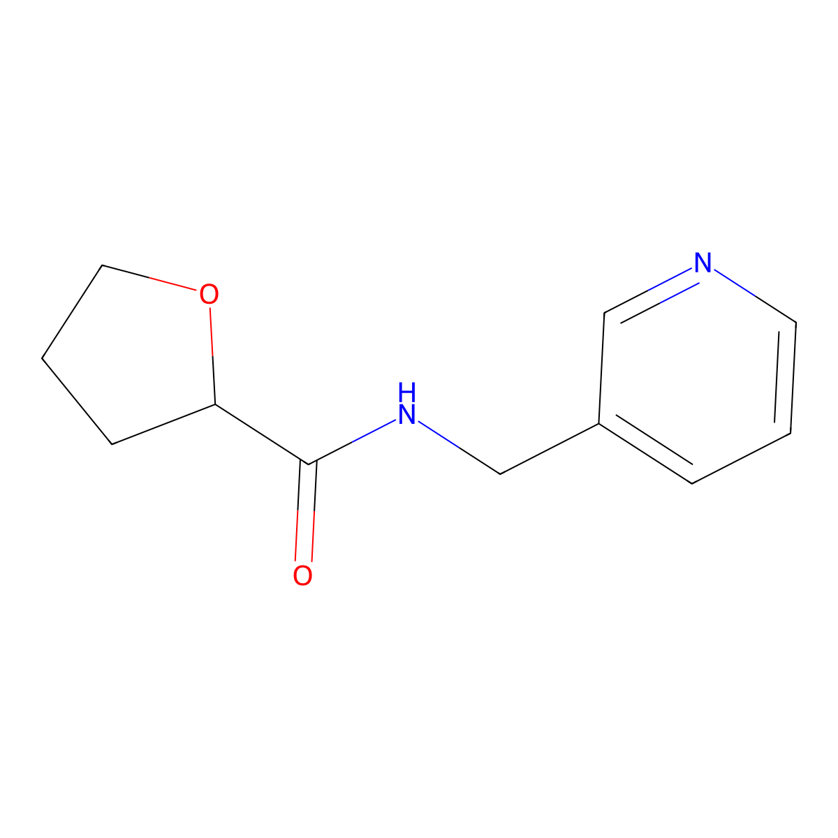 N-(Pyridin-3-ylmethyl)tetrahydrofuran-2-carboxamide molecular structure, CAS 600159-47-5