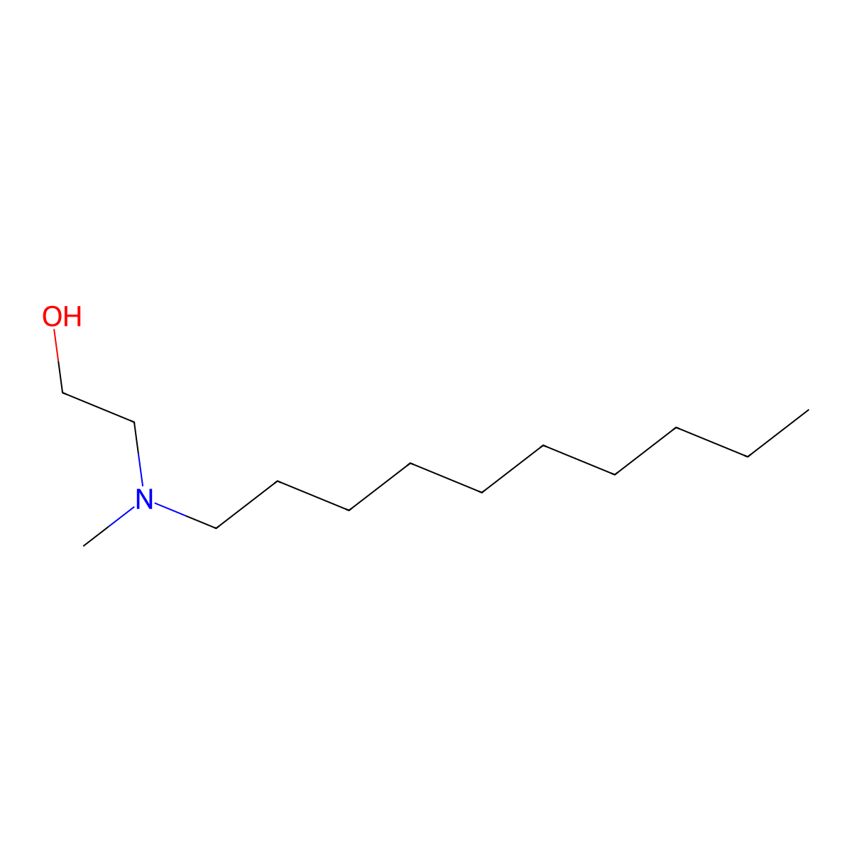 2-[Decyl(methyl)amino]ethan-1-ol molecular structure, CAS 60021-95-6