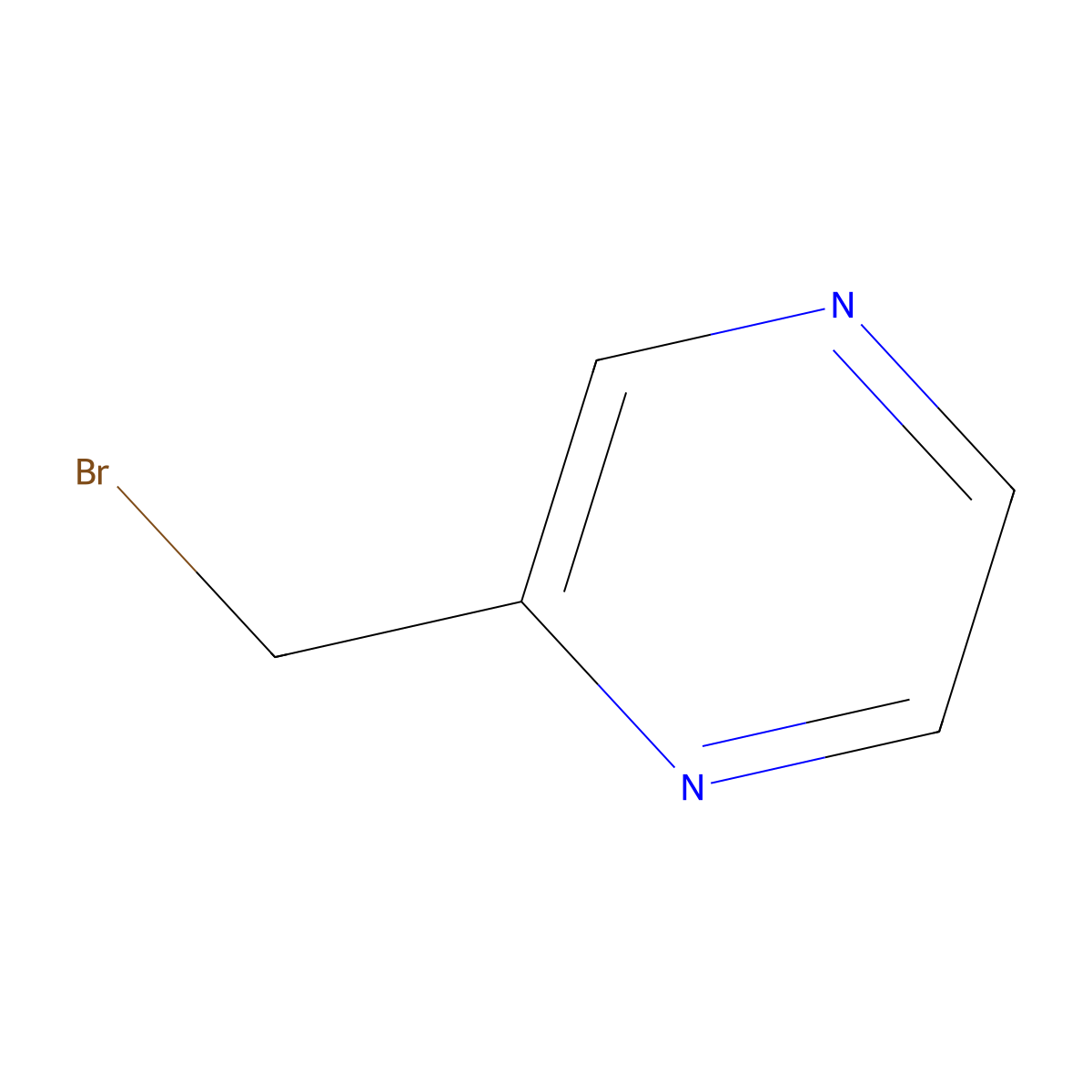 2-(Bromomethyl)pyrazine molecular structure, CAS 60023-35-0