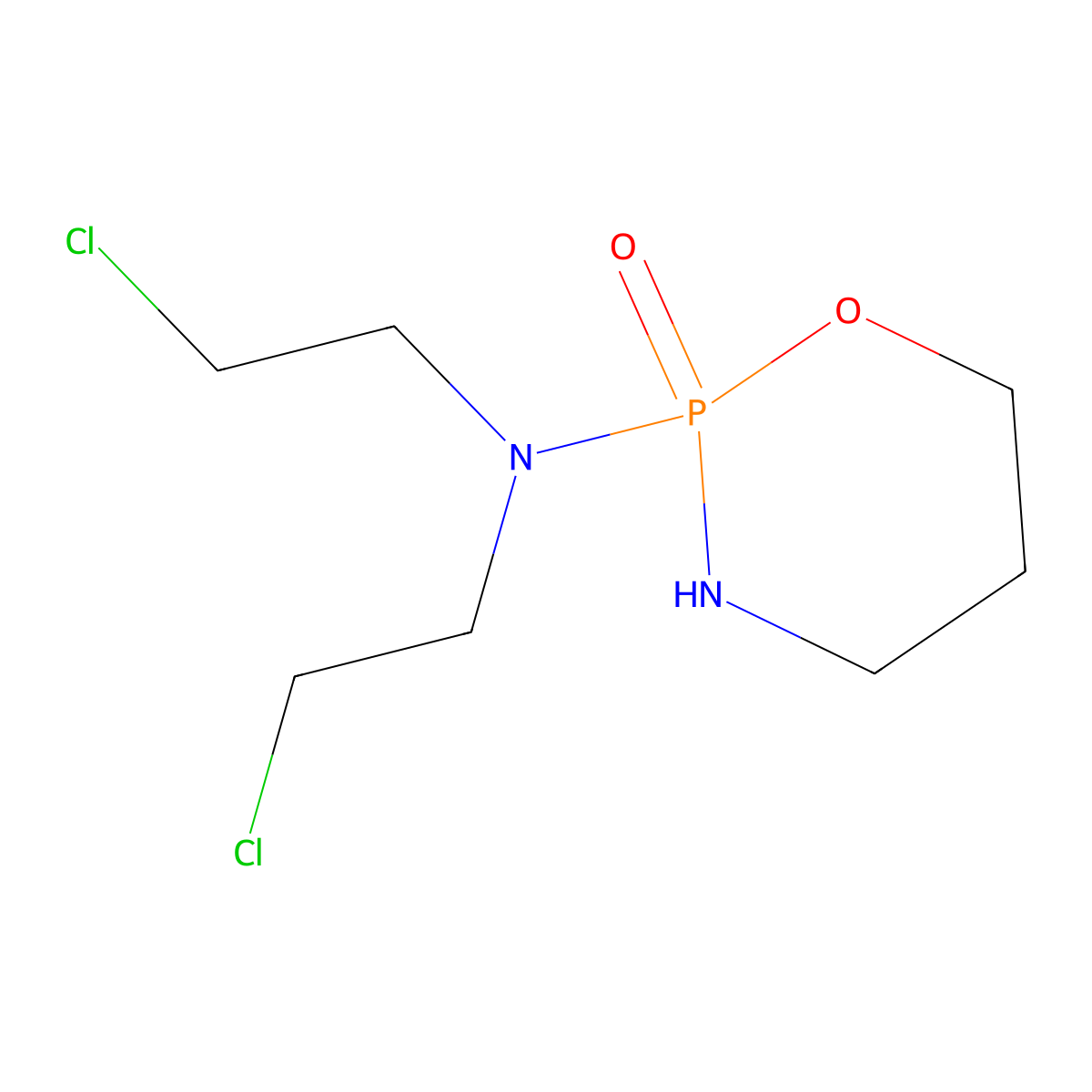 R-Cyclophosphamide molecular structure, CAS 60030-72-0