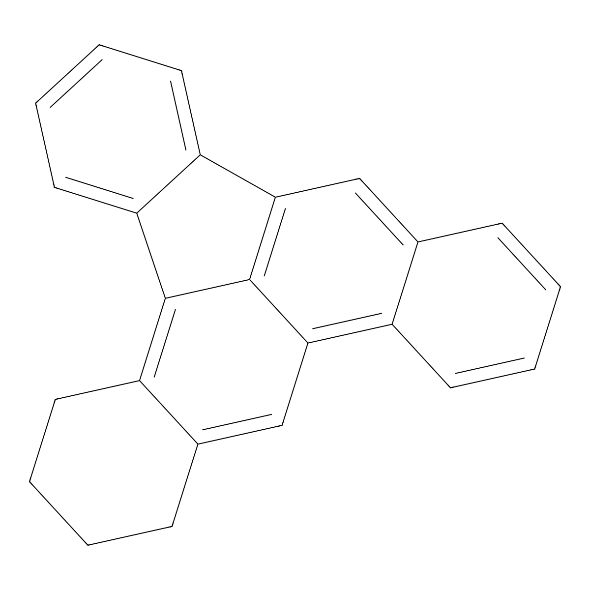 Dibenz(a,e)aceanthrylene, 1,2,3,4-tetrahydro- molecular structure, CAS 60032-80-6
